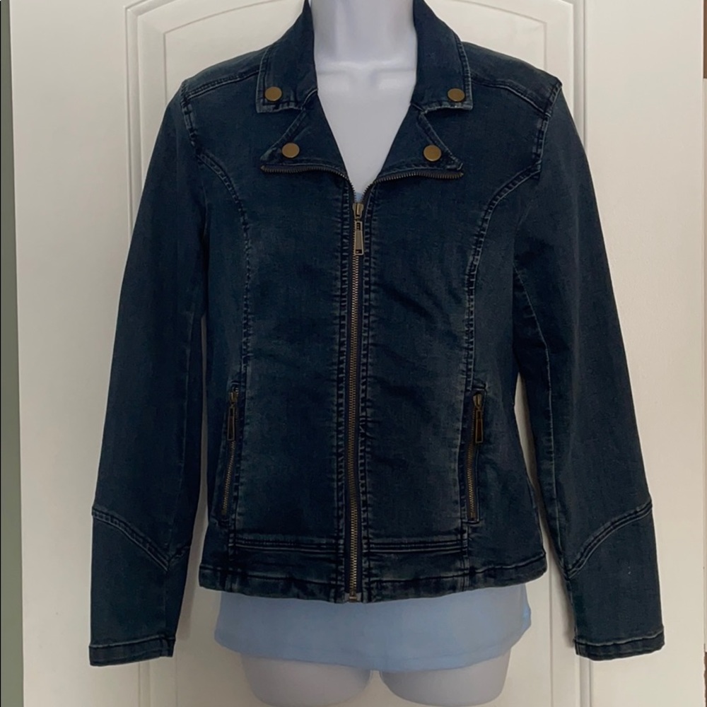 DRESS BARN DENIM JACKET, SMALL